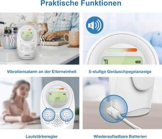 VIGILA BEBES VTECH DM1212 AUDIO BLANCO