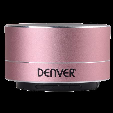 Altavoz Denver Bts32 rosa 3w batería 400mah bluetooth electronics 400