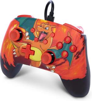 MANDO POWER A SWITCH ENHANCED CON CABLE CHARIZARD
