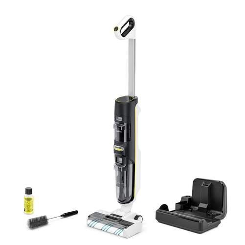 Fregadora Aspiradora Karcher FCV 4 - XtraClean 3 en 1, 45 min autonom&iacute;a, Sensor de suciedad