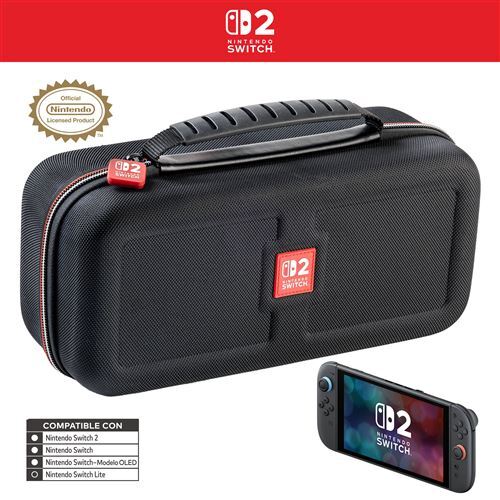 Funda de transporte XL para Nintendo Switch 2 Negra - Compatible tambi&eacute;n con Switch y Switch Lite