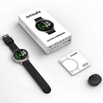 SMARTWATCH AMAZFIT ACTIVE 3 PREMIUM NFC APEX SILVE