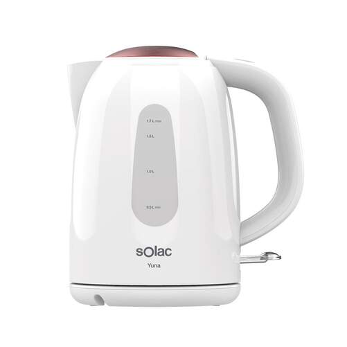 Hervidor Solac KT5851 - 2200W, 1.7 Litros, Filtro, Base 360º