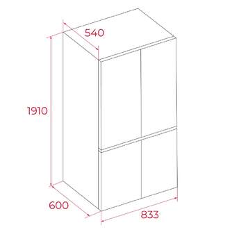 FRI. TEKA RMF87870 INLINE 191x83 4P NF INOX