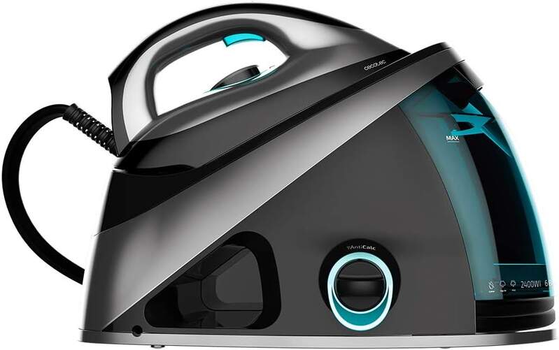 Centro Planchado Cecotec 8040 5535 - 2400 W, 6 Bar, 480 gr/min, Negro