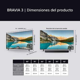 TV SONY 75%%%quot; K75S35B UHD HDR X1 GOOGLETV