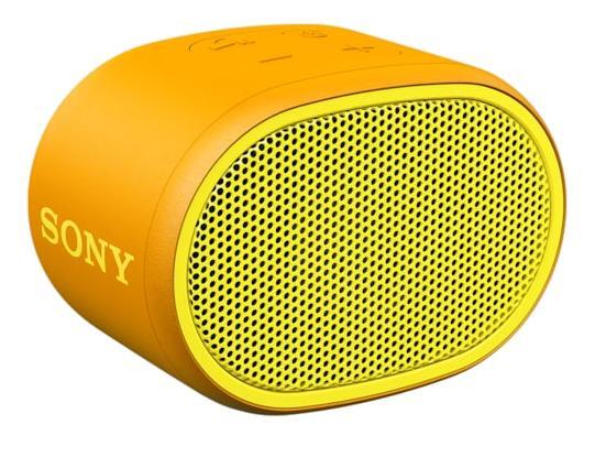 Altavoz portátil Sony Extra Bass SRS-XB01 Amarillo - Batería 6 horas, Bluetooth 4.2