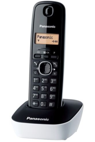 Teléfono Inalámbrico Panasonic KX TG1611SPW - 50 Contactos, LCD Display, Indentif. Llamadas