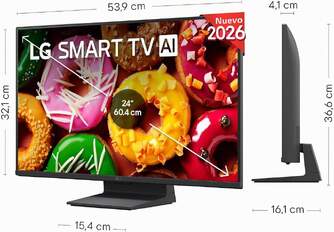 TV LG 24%%%quot; 24LB70006LA FHD A5 WEBOS26 HDR10 BT