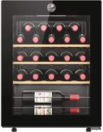 Vinoteca Hoover HOWC023 - 23 Botellas, 62 L, 3 Estantes, Wifi, Negro