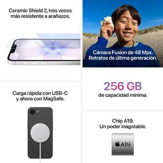 SMARTPHONE APPLE IPHONE 17e 512 6,1%%%quot; WHITE