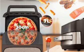 FREIDORA AIRE FAGOR PIZZA 7L 2200W 2RESIST. 