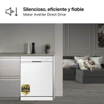 LVJ. LG DF355FW BLANCO INV. 3%%%#170;BAND QUADW DSP