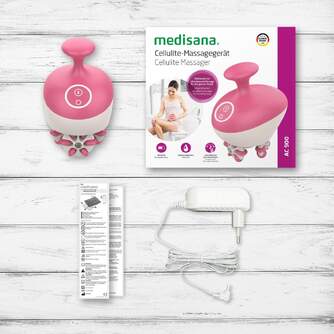 MASAJE MEDISANA AC900 ANTICELULITICO 3RODILLOS RECARGABLE