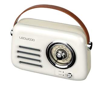RADIO LEDWOOD ALMA RETRO FM 30W WHI