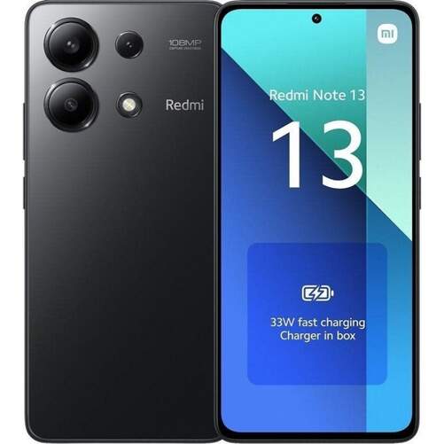 Xiaomi Redmi Note 13 - 8/256 GB, Pantalla 6,67", Negro