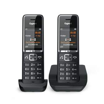 TELEFONO DECT GIGASET COMFORT 550 DUO NEGRO