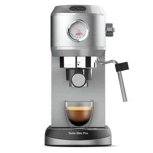 Cafetera Solac CE4520 Taste Slim Pro - 20 bares, Vaporizador, Thermoblock