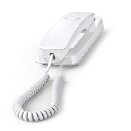 Tel&eacute;fono fijo sobremesa Gigaset Desk 200 Blanco - 3 melod&iacute;as, ajuste volumen, remarcado