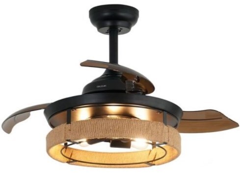 Ventilador de techo Cecotec Energy Silence 3600 - Con luz, 50 W, 3 aspas, DC luz, 8625