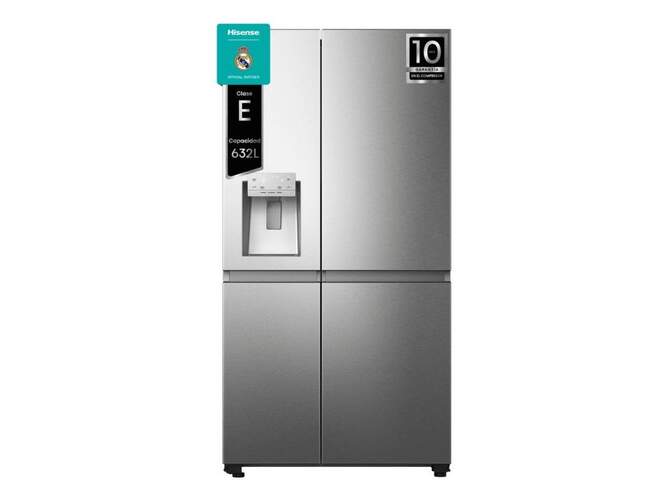 Frigorífico Americano Hisense RS818N4TIE1 - 632 L, 179x91x73 cm, No Frost, Display, Inox