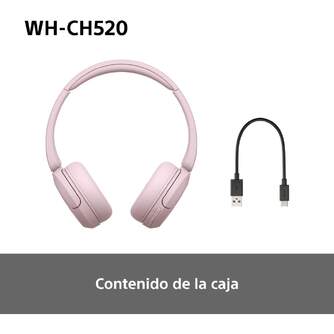 AURICULARES SONY WHCH520P BT DSEE ROSA