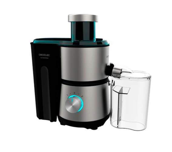 Licuadora Cecotec Juice&Fresh Orbital 4153 - 400W, negro e inox, jarra de zumo 0,35 L