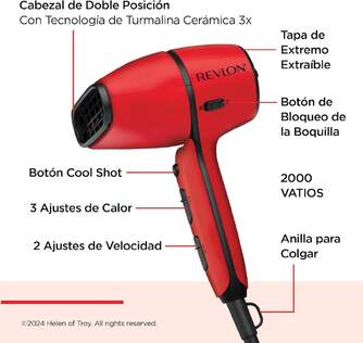 SECADOR REVLON RVDR5320E AIRFLOW 2000W DIFUSOR