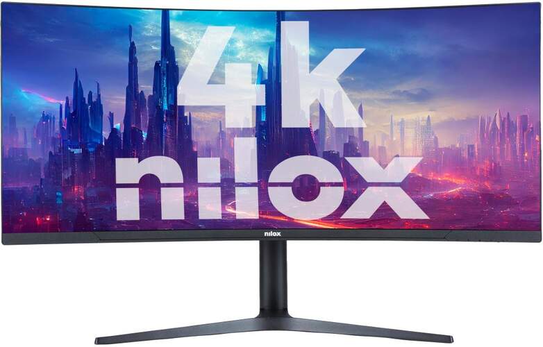 Monitor 34" Nilox NXM344KD11 - 4K Full HD, Ultrawide, Curvo