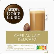 C&aacute;psulas Caf&eacute; Dolce Gusto Cafe Au Lait Delicato - 16 c&aacute;psulas