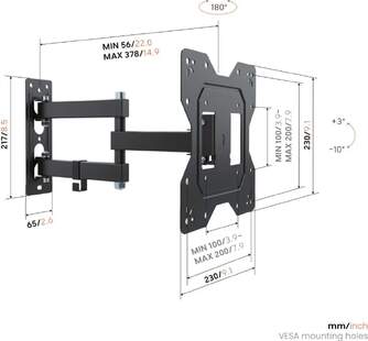 SOPORTE TV VOGEL%%%#39;S UP2043 GIRATORIO 19%%%quot;-43%%%quot;