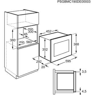 MICR. ELECTROLUX LMS2173EMX 17L 700W INTEG