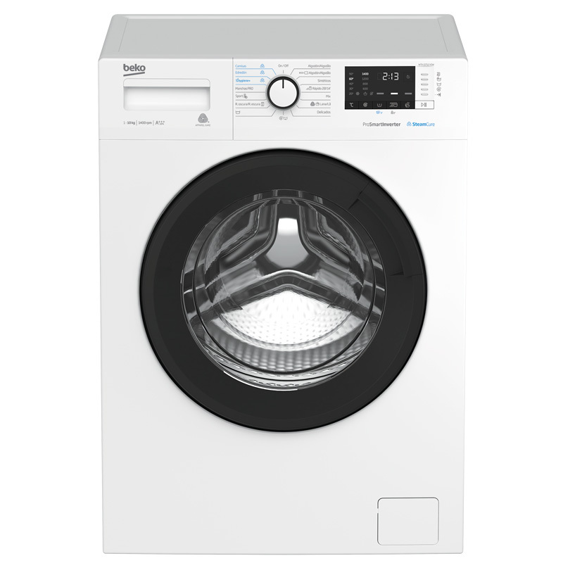Lavadora Beko WTA 10712 XSW - A+++ -10%, 10 kg, 1400R, Inverter, AquaFusion, AquaWave, StainExpert