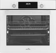 Horno Multifunción Artica AHB82281W - 80 L, 8 Programas, 3 Paneles De Vidrio, Cristal, Blanco