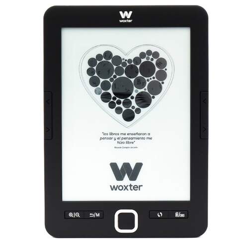 E-Book Woxter Scriba 195 EB26-042 - Pantalla 6", 4GB, Negro