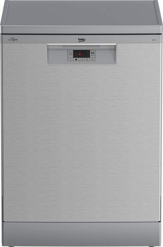 Lavavajillas Beko BDFN15430X - Clase D, 60cm, 14 Servicios, 11.5L, 47dB, 5 Programas, Inverter