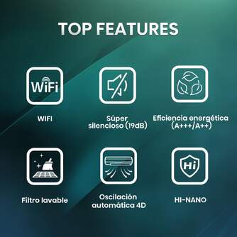 ACON.SPLIT HISENSE HB25XU0A A   /A   WIFI BLANCO