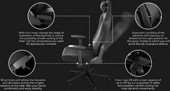 SILLA GAMING GENESIS NITRO 890 G2 NEGRA