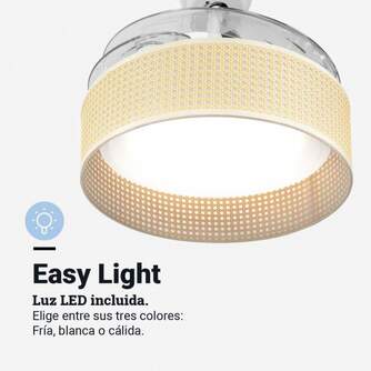 VENTILADOR TECHO U.BLUE JALOQUEWR 104CM DC LED PL