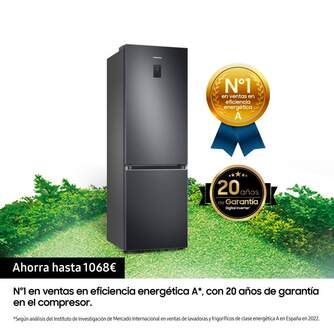 FRICOM. SAMSUNG RB34T675DB1 185x60  NF GRAFITO