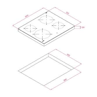 ENCIM. TEKA TTC64010CRD 4F VITRO 112550020