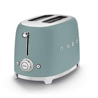 TOST. SMEG TSF01EGMEU 2R CORTO VERDE MATE 950W