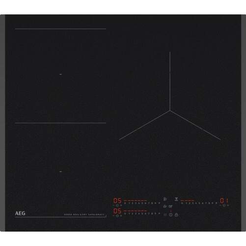 Placa de Inducci&oacute;n AEG TI63IQ30FZ - 3 Zonas, 7350 W, Cer&aacute;mico, Negro