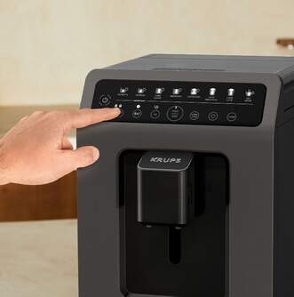 CAFET. KRUPS EA89ZB10 8 RECETAS SUPERAUT. C/LECHE