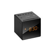 Radio reloj Sony ICFC1B Negro - Alarma, LED, Bateria CR2032, Radio AM y FM
