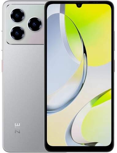 ZTE A76 4/128 GB Gris - 6,7", Unisoc T7250, Admite MicroSD, Android 15, 5000 mAh, Triple c&aacute;mara 50MP