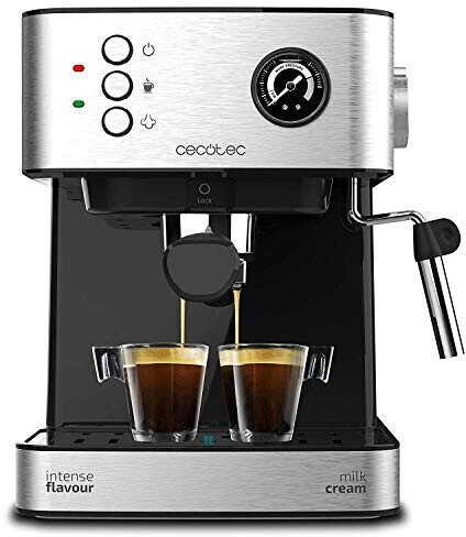 Cafetera Cecotec Power Espresso 20 Professionale - 850 W, 20 Bares, Depósito 1,5 L, Inox