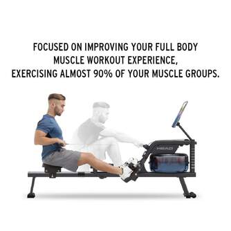 MAQUINA DE REMO HEAD HRW20701 SMART CON APP NEGRA