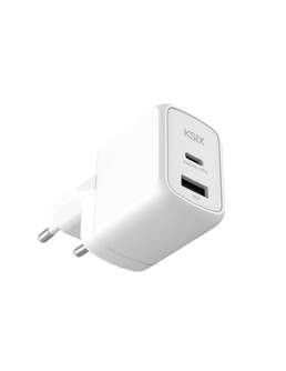 CARGADOR KSIX 1XUSB C  1XUSB A GAN DE 45W