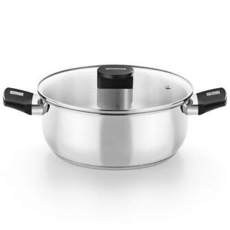 CACEROLA MONIX 18CM ELITE CON TAPA VIDRIO